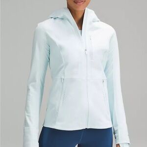 Lululemon Cross Chill Jacket *RepelShell Sheer Blue Size 12